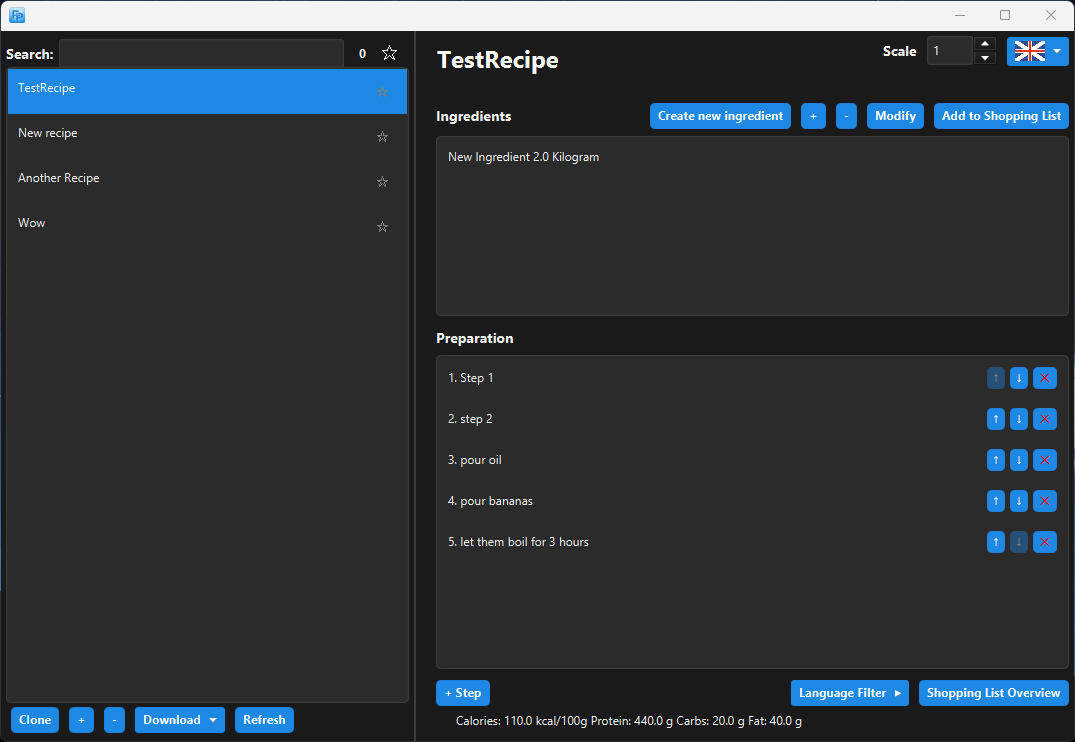FoodPal Recipe Management App screenshot 2